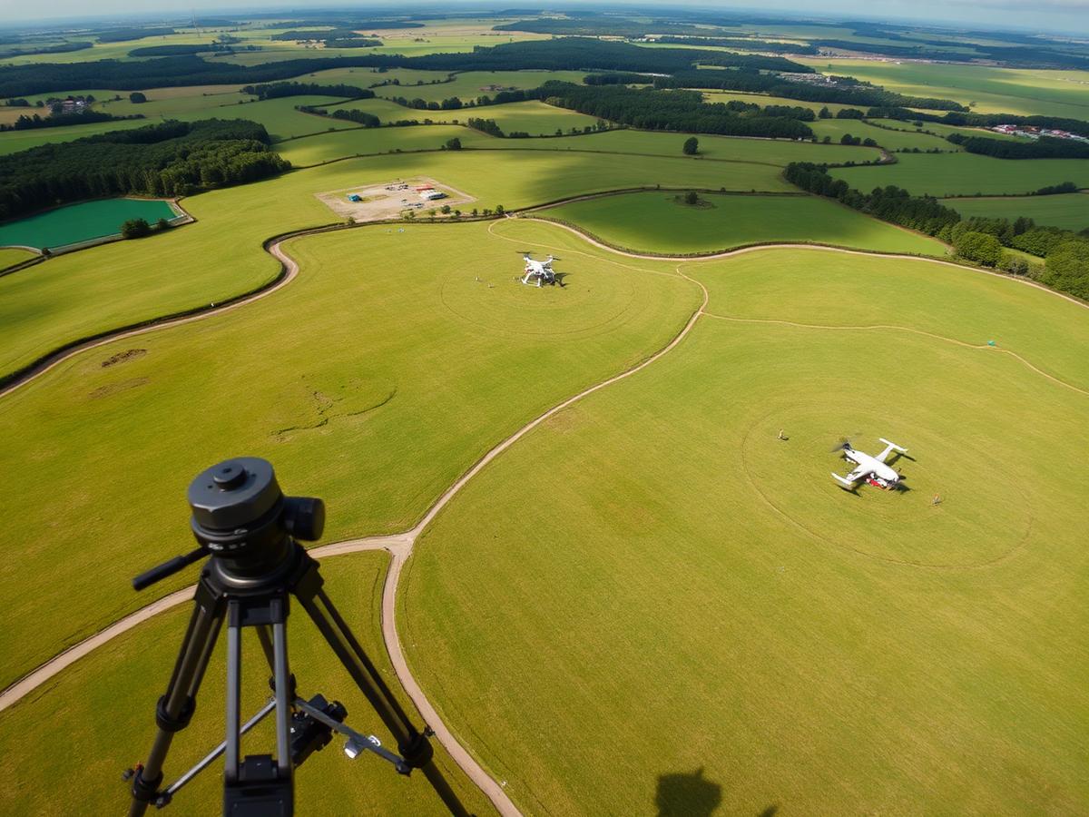 Pomiary UAV terenu inwestycyjnego